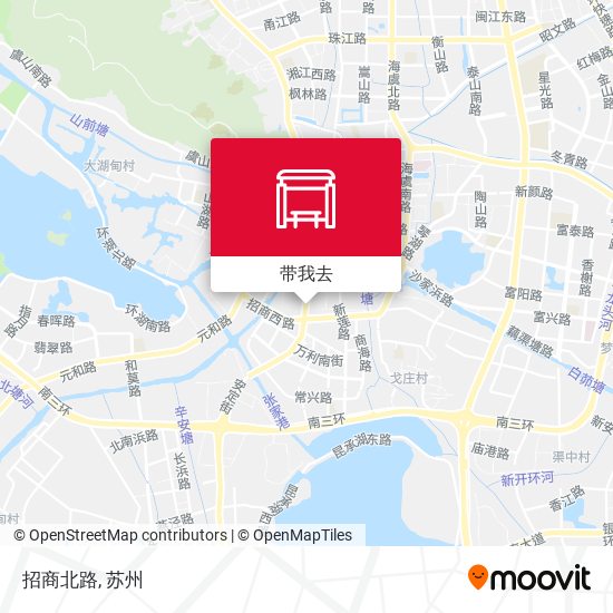 招商北路地图