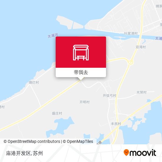 庙港开发区地图