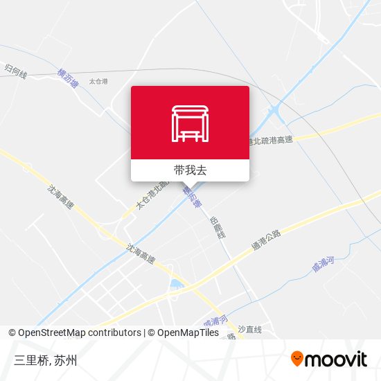 三里桥地图