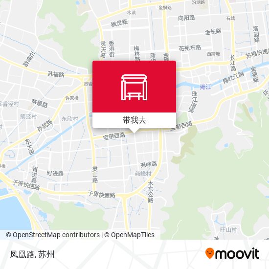 凤凰路地图