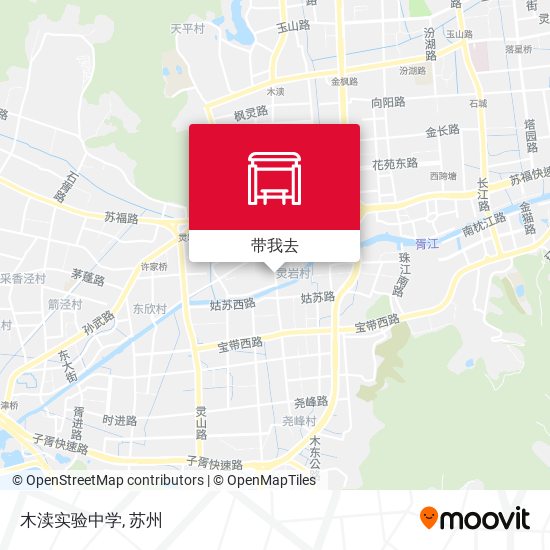木渎实验中学地图