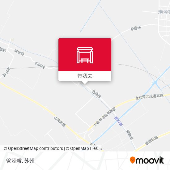 管泾桥地图