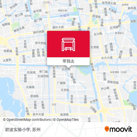 碧波实验小学地图