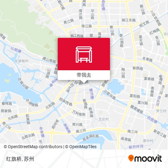 红旗桥地图