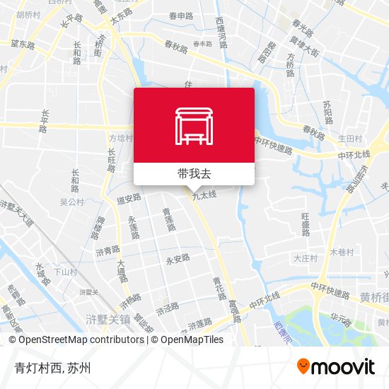 青灯村西地图