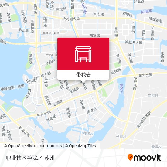 职业技术学院北地图