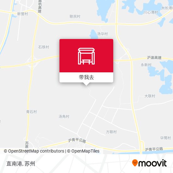 直南港地图