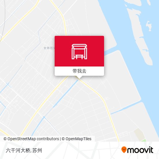 六干河大桥地图