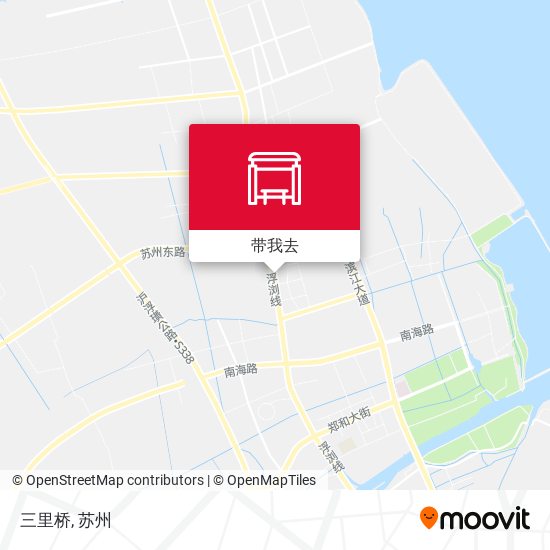 三里桥地图