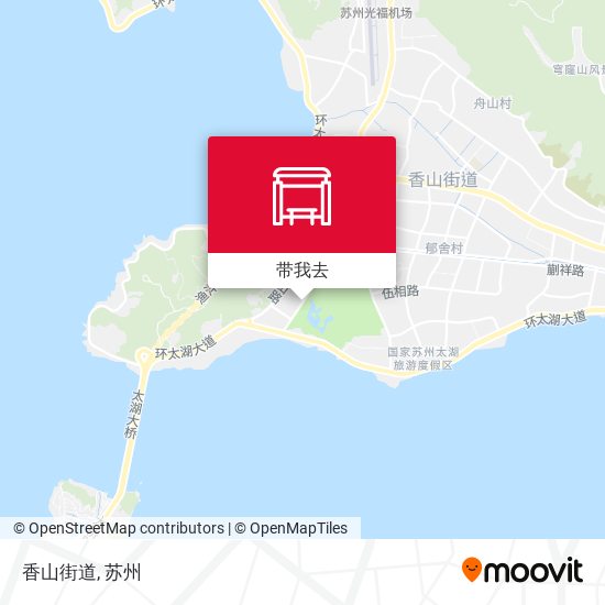 香山街道地图