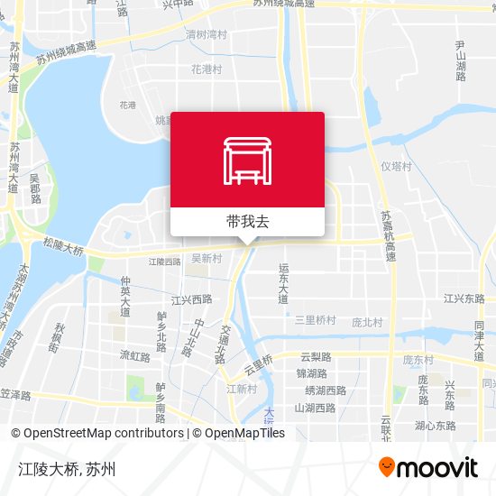 江陵大桥地图