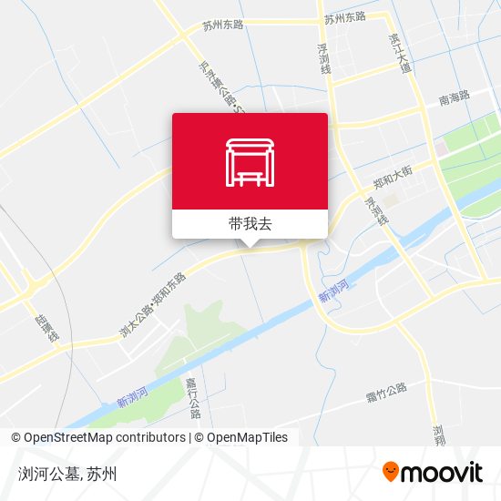 浏河公墓地图