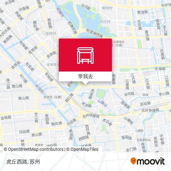 虎丘西路地图