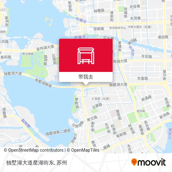 独墅湖大道星湖街东地图