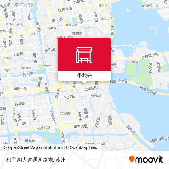独墅湖大道通园路东地图