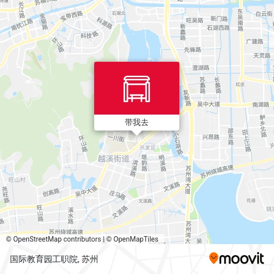 国际教育园工职院地图
