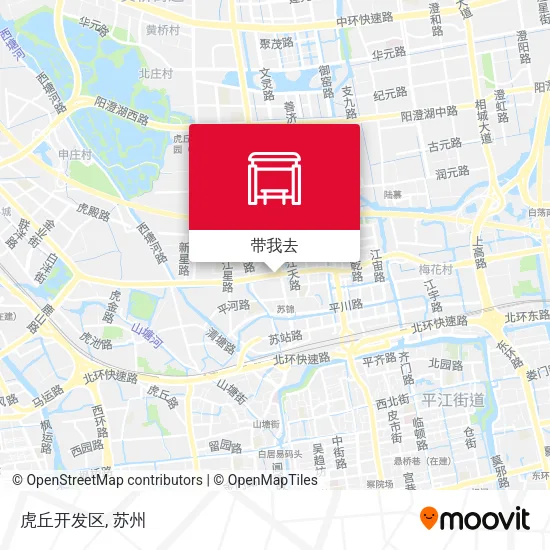 虎丘开发区地图