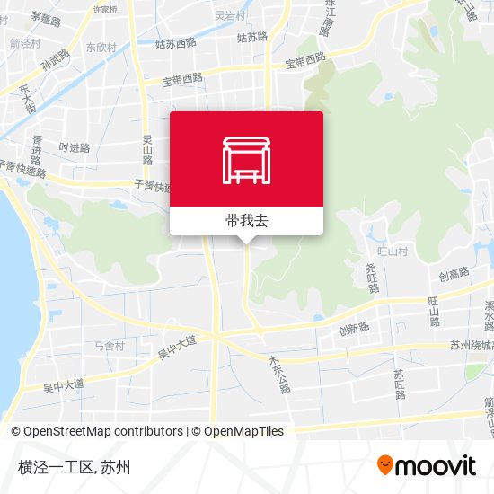 横泾一工区地图