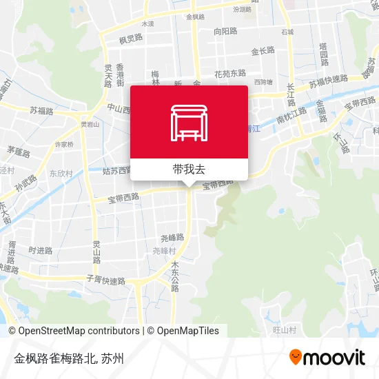 金枫路雀梅路北地图