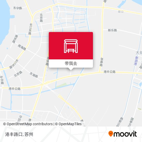 港丰路口地图