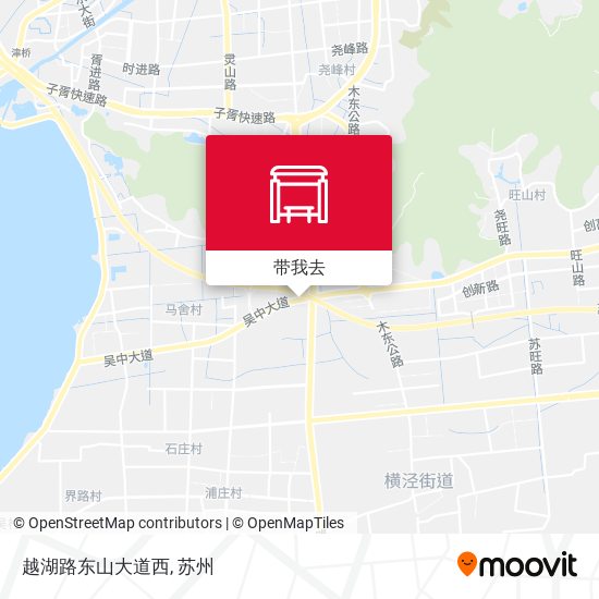 越湖路东山大道西地图