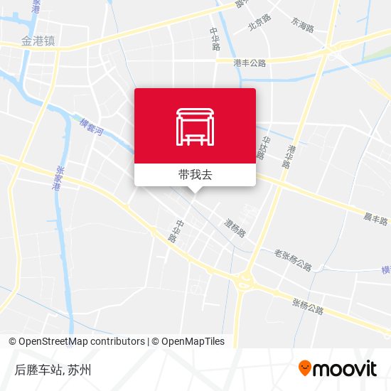后塍车站地图