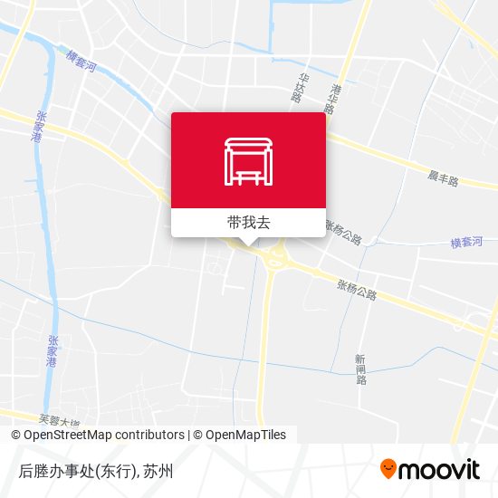 后塍办事处(东行)地图
