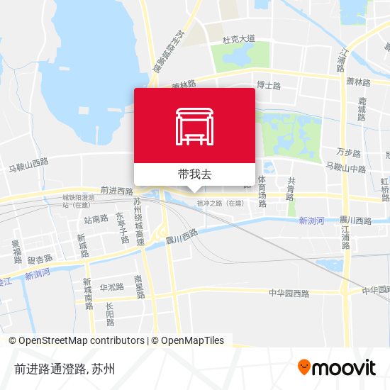 前进路通澄路地图