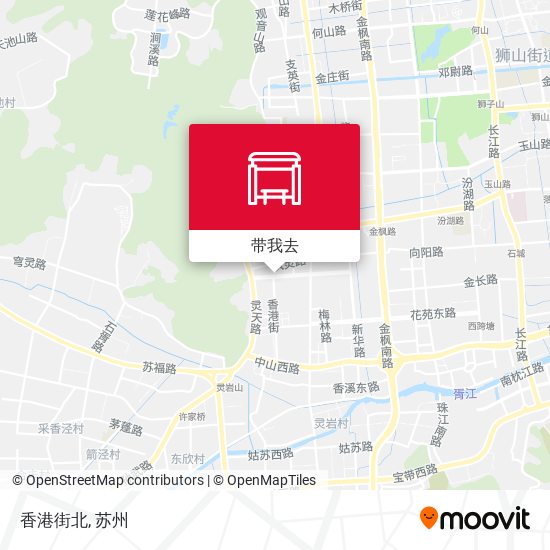 香港街北地图