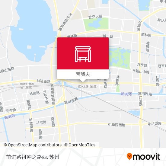 前进路祖冲之路西地图