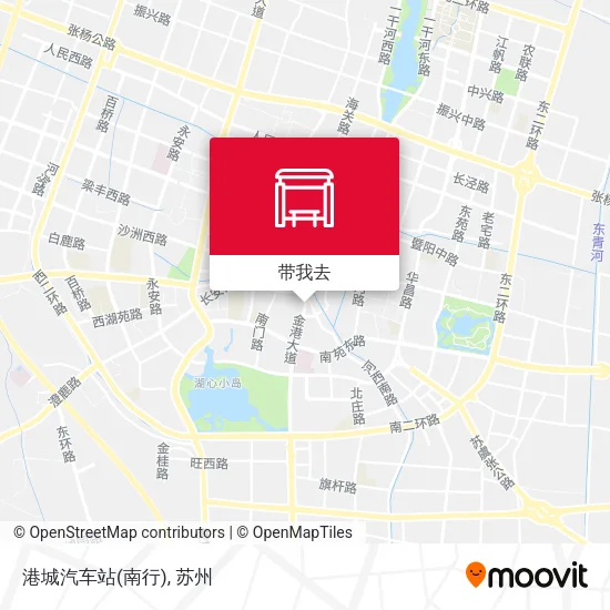 港城汽车站(南行)地图