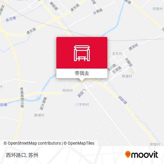 西环路口地图