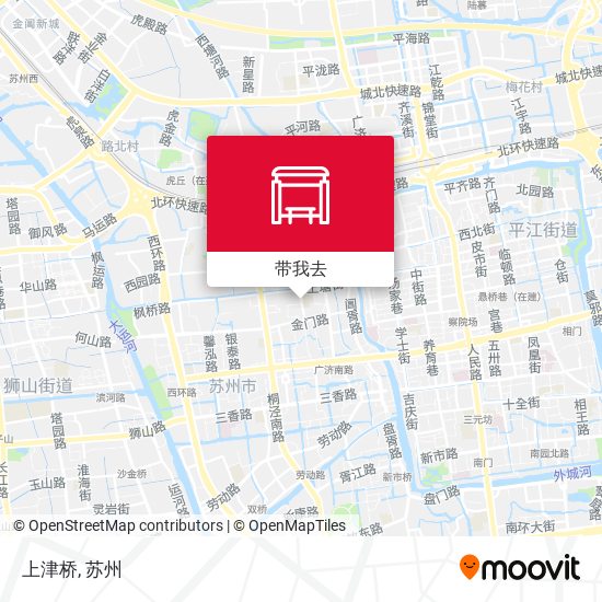 上津桥地图