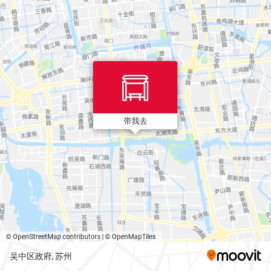 吴中区政府地图