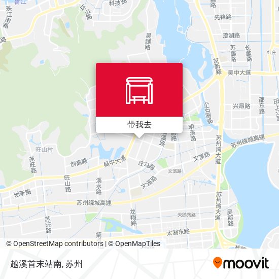 越溪首末站南地图