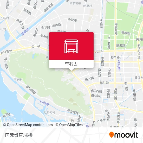 国际饭店地图
