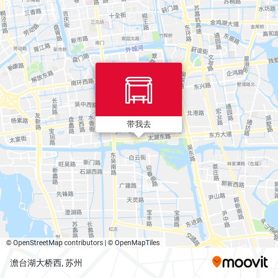 澹台湖大桥西地图