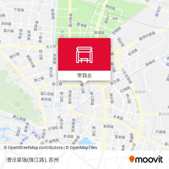漕泾菜场(珠江路)地图