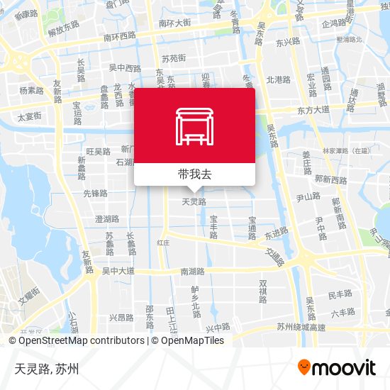 天灵路地图