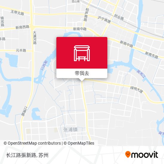 长江路振新路地图