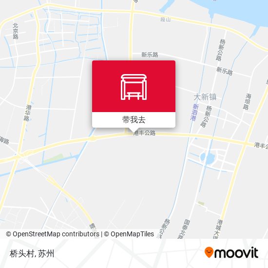 桥头村地图
