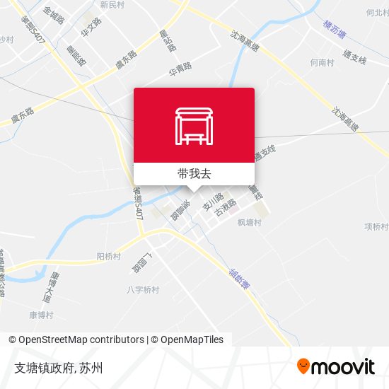 支塘镇政府地图