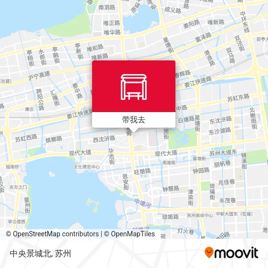 中央景城北地图