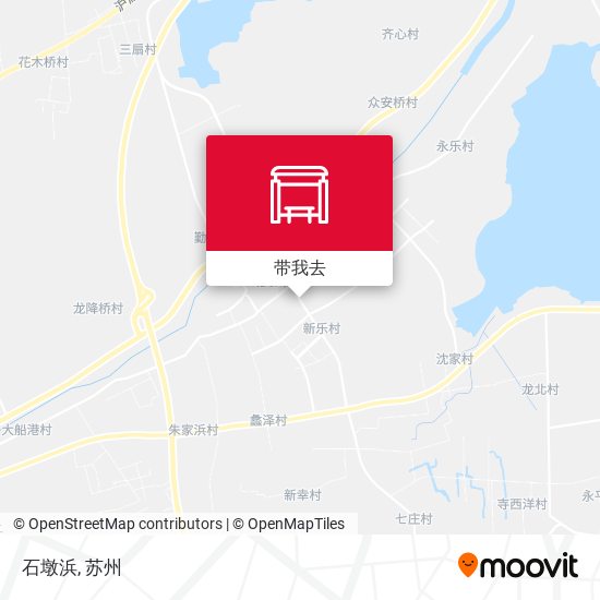 石墩浜地图