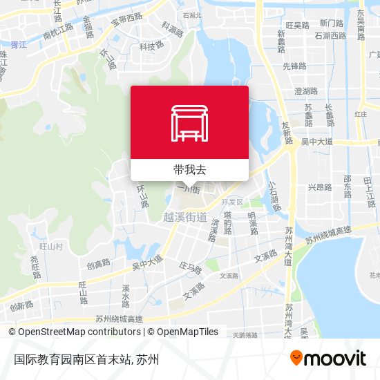 国际教育园南区首末站地图