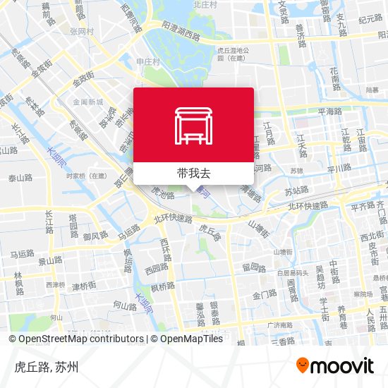 虎丘路地图
