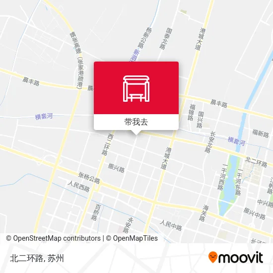 北二环路地图
