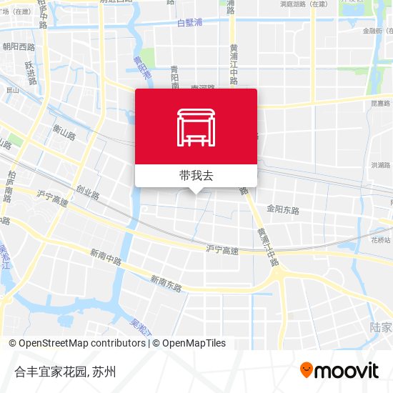 合丰宜家花园地图