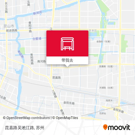 昆嘉路吴淞江路地图