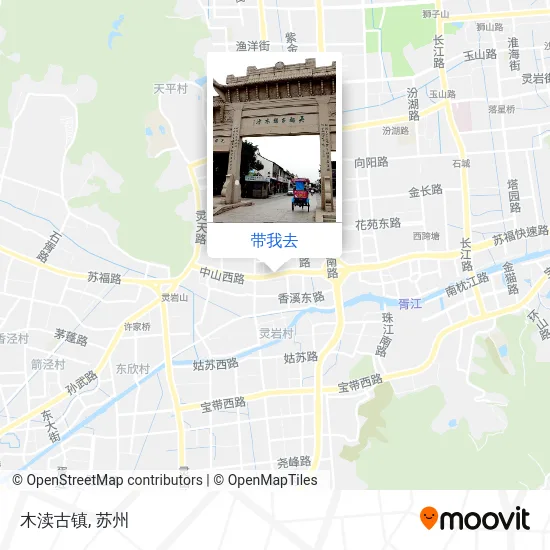 木渎古镇地图